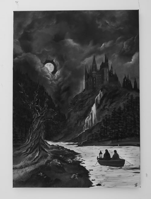 Print du tableau Le lac, L'Art de Clem