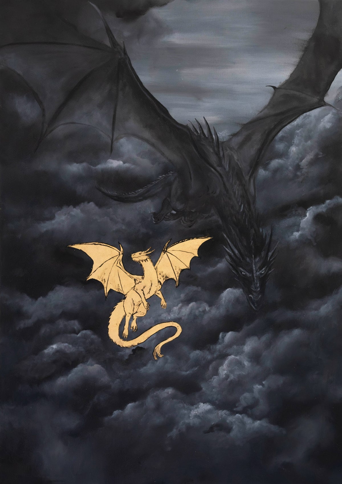 Vol au-dessus des nuages — Print
